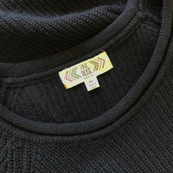 PINK ROSE Sweater Dress with Crochet Bottom SP - Picture 8 of 8